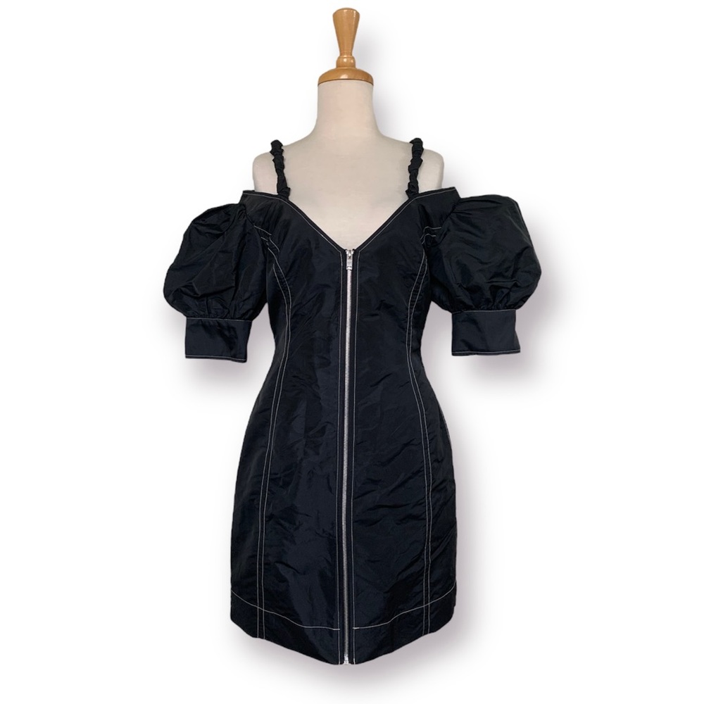Ganni Puff sleeve Dress Size 38